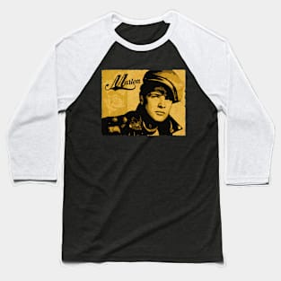 Marlon Vintage Poscard Baseball T-Shirt